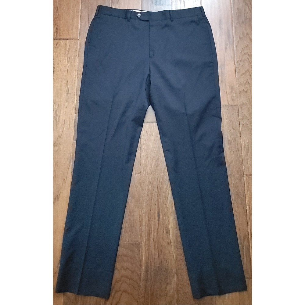 Brooks Brothers Men's Laundered Regent Fit Black Dress‎ Pants Sz 36x32